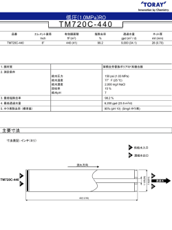 TM720C-440 - Toray Membrane