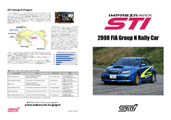 IMPREZA WRX STI 2008 FIA Group N Rally Car