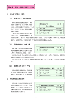 第4章 花木・草花の選定と方向