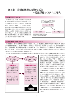 第2章 行財政改革の新たな試み ―行政評価システムの導入