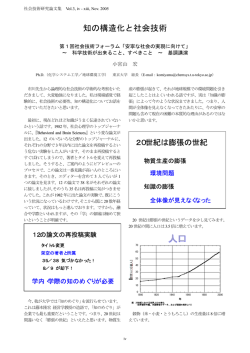 知の構造化と社会技術