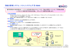 ID統合管理システム：ソリトンシステムズ 統合管理システム：ソリトン