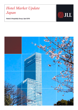 Hotel Market Update Japan