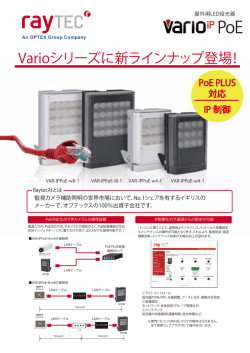 Varioシリーズに新ラインナップ登場！