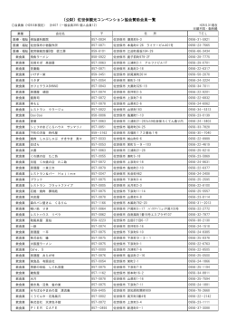 （公財）佐世保観光コンベンション協会賛助会員一覧