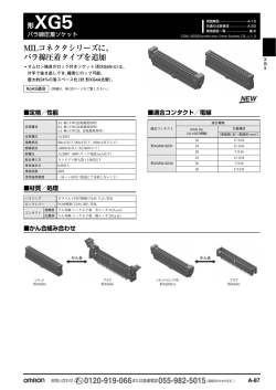 MILコネクタシリーズに、 バラ線圧着タイプを追加