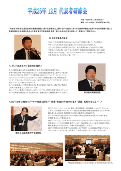 ＜ カジノ法案をめぐる経緯と現状＞ ＜カジノを含む統合リゾートの推進と