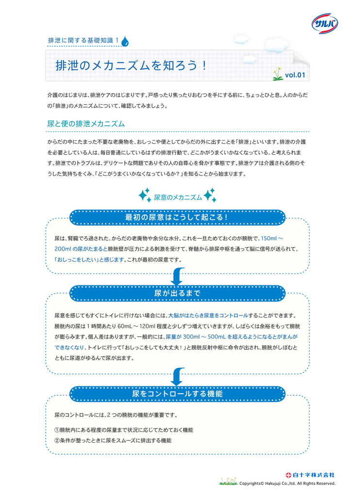 排泄のメカニズムを知ろう
