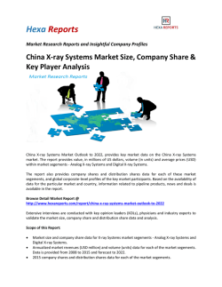 China X-ray Systems Market Size, Company Share & Key Player Analysis 