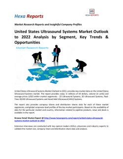 United States Ultrasound Systems Market Outlook to 2022 Analysis by Segment, Key Trends & Opportunities