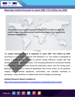 Bearings market