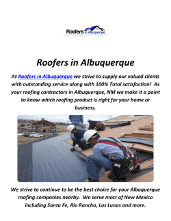 Roofers in Albuquerque, NM