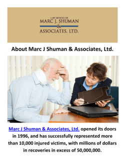 Marc J Shuman Personal Injury Lawyer Chicago, IL