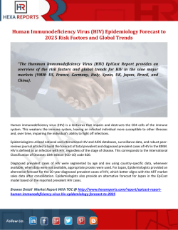 Human Immunodeficiency Virus (HIV) Epidemiology Forecast to 2025 Risk Factors and Global Trends