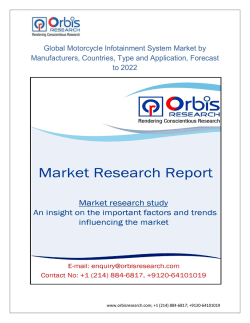 Global Motorcycle Infotainment System Market - Forecast to 2022
