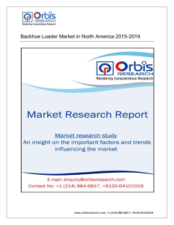 Backhoe Loader Market in North America 2015-2019