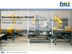 Barcode Scanner Market Volume Forecast and Value Chain Analysis 2017-2027