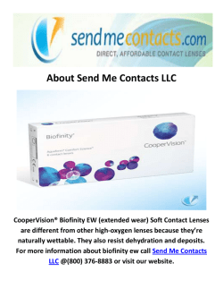 Biofinity EW 6 Pack : Send Me Contacts LLC