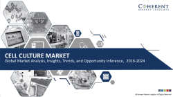 Cell Culture Market to Surpass US$ 22.5 Billion by 2024 : Coherent Market Insights