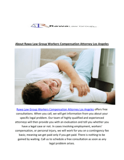 Rawa Law Group : Workers Comp Attorney In Los Angeles CA