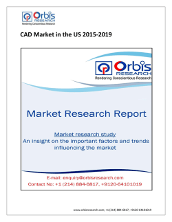 CAD Market Analysis in the US through 2019