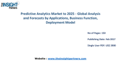 Global Predictive Analytics Market Growth, Trends, Industry Analysis and Forecast to 2025 |The Insight Partners 