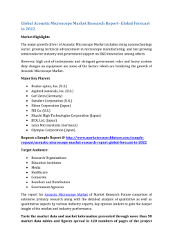 Global Acoustic Microscope Market Research Report pdf