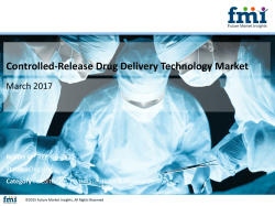 Controlled-Release Drug Delivery Technology Market Dynamics, Segments and Supply Demand 2017-2027