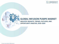 Infusion Pumps Market to Surpass US$ 5.0 Billion by 2024 : Coherent Market Insights