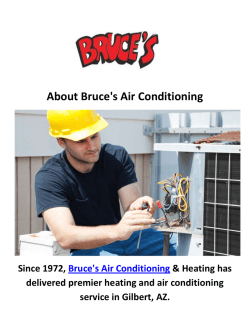 Bruce's AC Repair in Gilbert, AZ