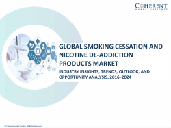 Smoking Cessation and Nicotine De-addiction Products Market
