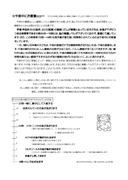 の睡眠リズムが習慣となっている子どもは