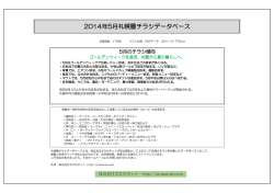 2014年5月札幌圏チラシデータベース