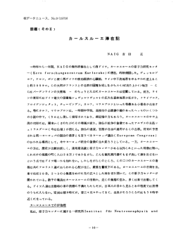 話( その立) カ ールスルー エ滞在記