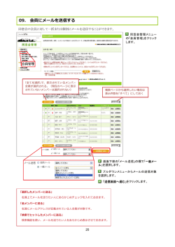 09. 会員にメールを送信する