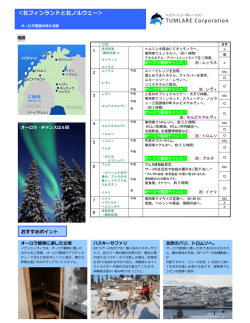 北フィンランドと北ノルウェー8日間