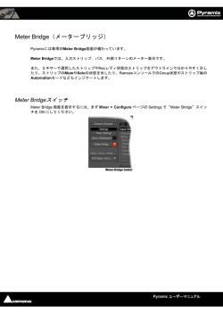 Meter Bridge（メーターブリッジ）