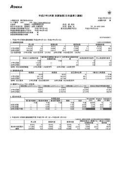 2014年度（平成27年3月期）決算短信（PDF:819KB）