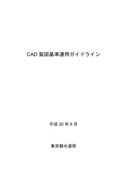 CAD 製図基準運用ガイドライン