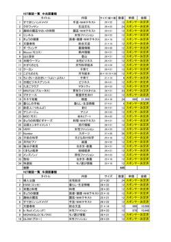 H27雑誌一覧 中央図書館 タイトル 内容 単価 金額 1 すてきに