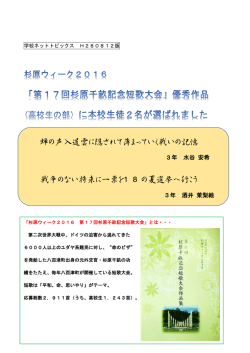 蝉の声入道雲に隠されて薄まっていく戦いの記憶 戦争のない将来に一票