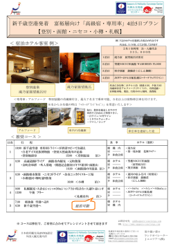 新千歳空港発着 富裕層向け「高級宿・専用車」4泊5日プラン 【登別・函館
