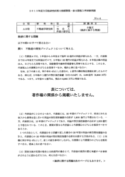 経済に関する問題