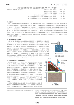 水分浸透挙動に着目した表層崩壊の発生メカニズムの検討 D - 04