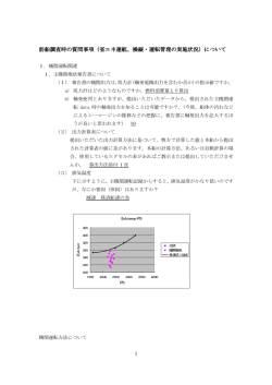 訪船調査時の質問事項（省エネ運航、操縦・運転管理の実施状況）について