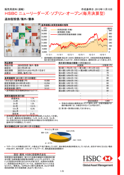 HSBC ニューリーダーズ・ソブリン・オープン(毎月決算型)