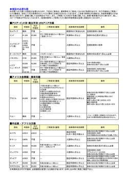査証条件書