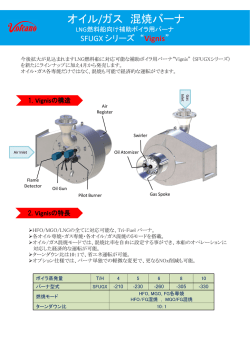 オイル/ガス 混焼バーナ