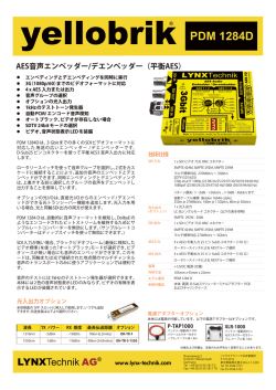PDM 1284D - LYNX Technik AG