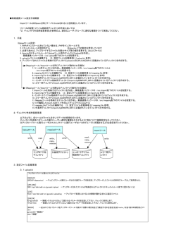 設定マニュアル